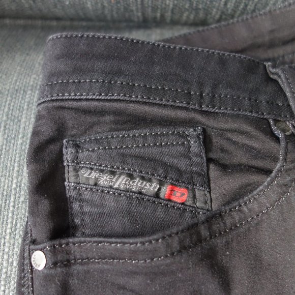 Diesel Black Bakari Jogg Jeans Size 30 - Picture 10 of 16